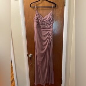 Azazie Dusty Rose Bridesmaid Formal Dress Size 10
